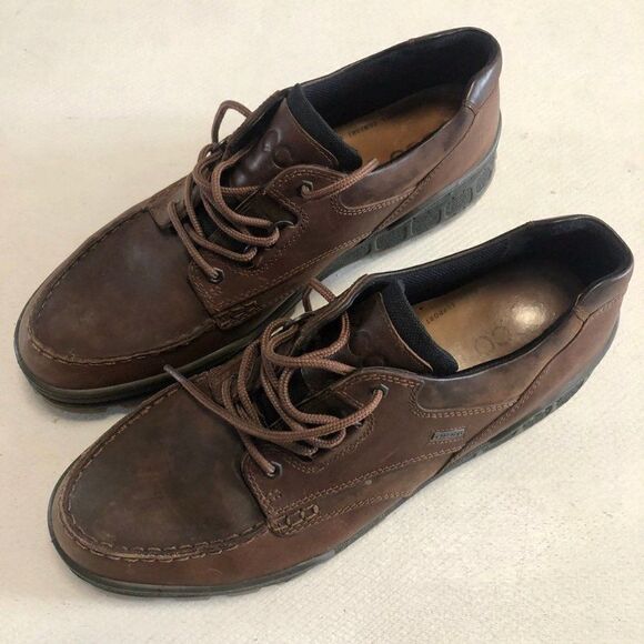 ECCO Track Mens Shoes Gore-tex Size 50 EU 18 US - Picture 1 of 6